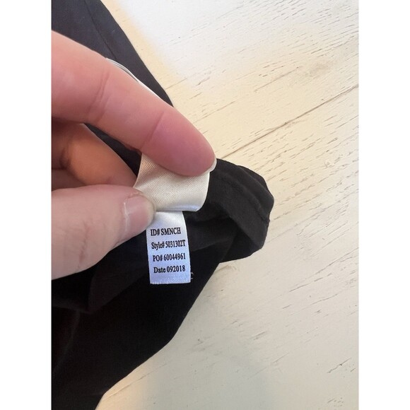 Kate Spade‎ Intimates Black Night Shirt Gown Light Sleeper Heavy Dreamer Size XL - Picture 4 of 5